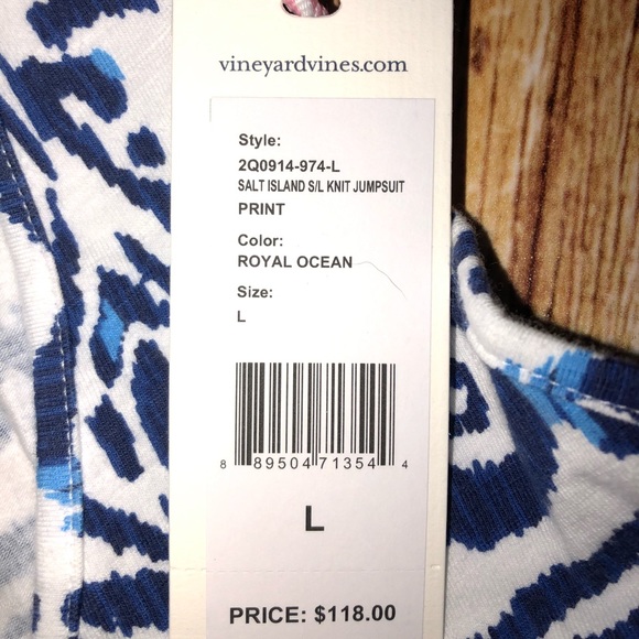 Vineyard Vines Salt Island Knit Jumpsuit - Picture 10 of 10